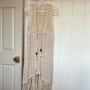 Free people knit open cardigan